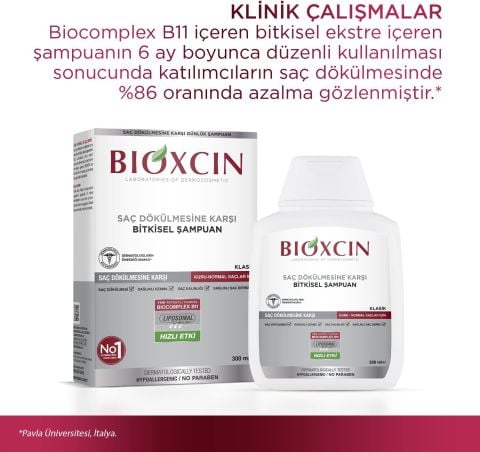 Bioxcin Genesis Kuru ve Normal Saçlar için Şampuan 3 x 300ml