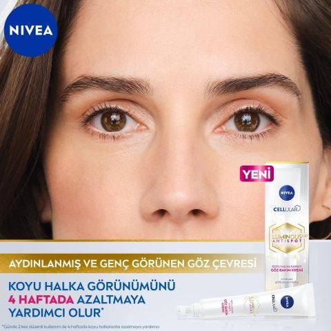 Nivea Cellular Luminous630 Koyu Halka Karşıtı Göz Bakım Kremi 15 ml