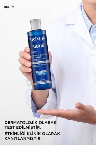 Bioxcin Biotin 5000 mg Çinko 15 mg + Biotin Şampuan 300 ml
