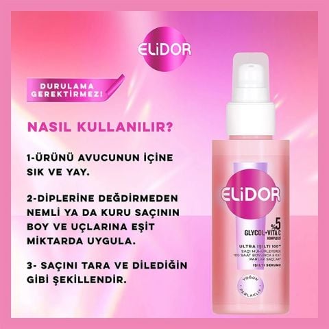 Elidor Işıltı Serumu Ultra Işıltı 90 ml
