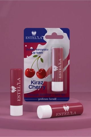 Estella Dudak Lip Balm Kiraz