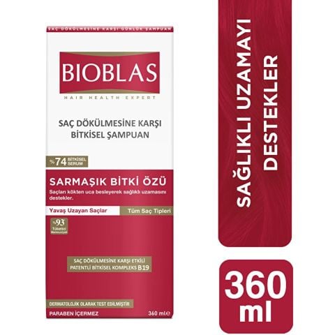 Bioblas Saç Dökülmesine Karşı Sarmaşık Özlü Bakım Şampuanı 360 ml