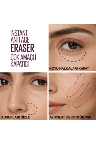 Maybelline New York Instant  Anti-Age Eraser Concealer Kapatıcı No: 07 Sand
