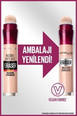 Maybelline New York Instant  Anti-Age Eraser Concealer Kapatıcı No: 07 Sand
