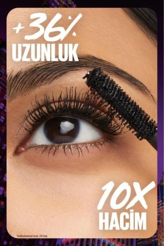 Maybelline New York Falsies Surreal Meta Black Maskara 10 Ml Siyah