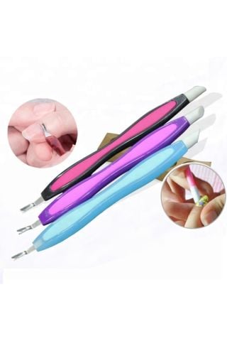 Gold Beauty Çift Taraflı Tırnak Eti Sıyırıcı Kauçuk Itici Temizleyici Manikür Aleti EP 83