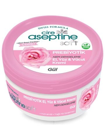 Cire Aseptine Soft Prebiyotik Gül El Yüz Kremi 100 Ml