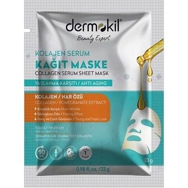 Dermokil Coolegen Nar Özlü Kağıt Maske