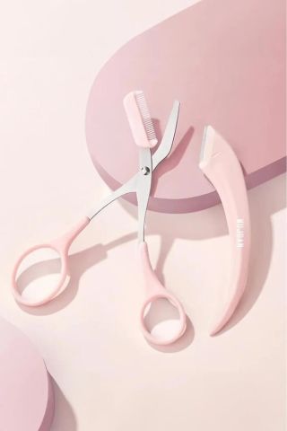 MUJGAN Taraklı Kaş Makası Ve Kaş Usturası 2'li Kaş Bakım Seti MJGN570