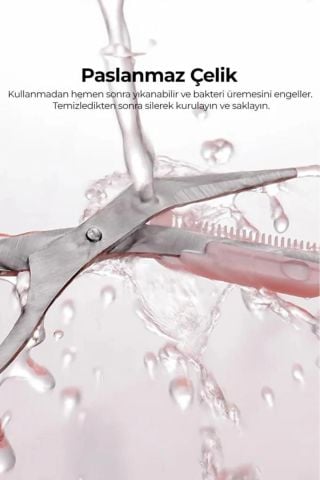 MUJGAN Taraklı Kaş Makası Ve Kaş Usturası 2'li Kaş Bakım Seti MJGN570