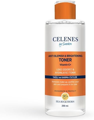 Celenes Sea Buckthorn Leke Giderici & Aydınlatıcı Tonik 200 Ml