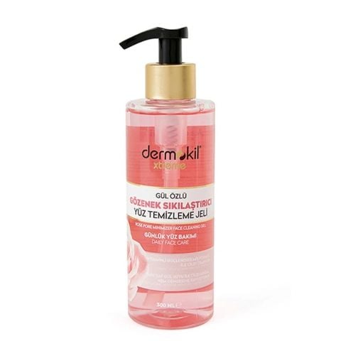 Dermokil Xtreme Gül Özlü Gözenek Sıkılaştırıcı Yüz Temizleme Jeli 300 Ml