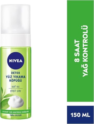 Nivea Detox Yüz Yıkama Köpüğü 150 ml