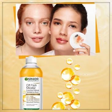 Garnier Çift Fazlı Micellar Makyaj Temizleme Suyu 400ml