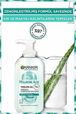 Garnier Hyaluronik Aloe Temizleme Jeli 200 Ml