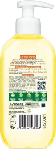 Garnier C Vitamini Parlak Yüz Temizleme Jeli 200 Ml