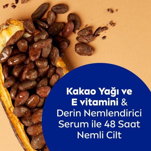 NIVEA El Ve Vücut Bakım Kremi Cocoa Butter 400ml Nemlendirici Serum E Vitamini