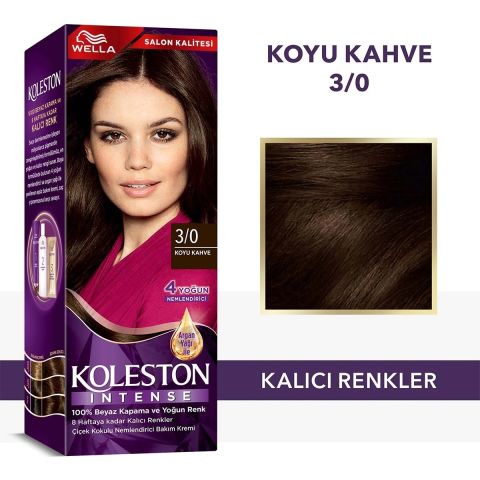 Wella Koleston Intense Saç Boyası Koyu Kahve 3/0