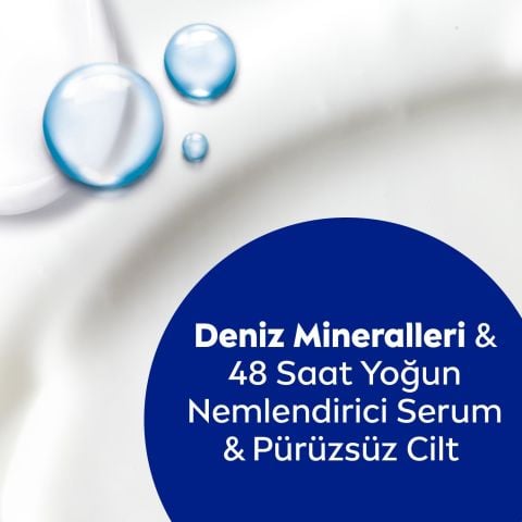 NIVEA Yoğun Nemlendirici El ve Vücut Bakım Kremi 400 ml - 48 Saat Nemlendirme