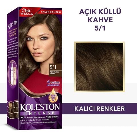 Wella Koleston Intense Saç Boyası Açık Küllü Kahve 5/1