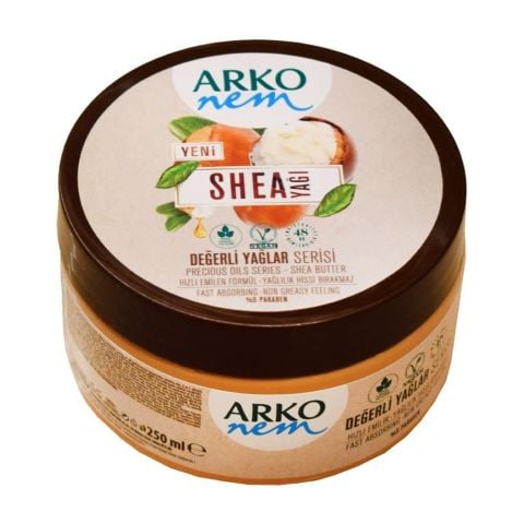Arko Nem Değerli Yağlar Serisi Shea Yağı El ve Vücut Kremi 250ml