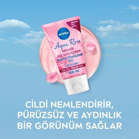 Nivea Aqua Rose Makyaj Temizleme Jeli 150 ml