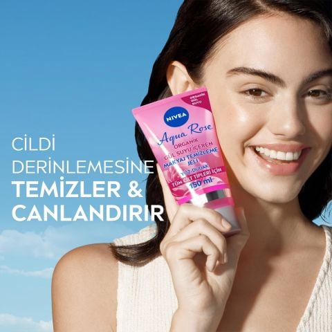Nivea Aqua Rose Makyaj Temizleme Jeli 150 ml