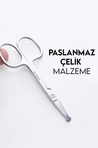 MUJGAN Burun Makası Gümüş Paslanmaz Çelik MJGN-A1