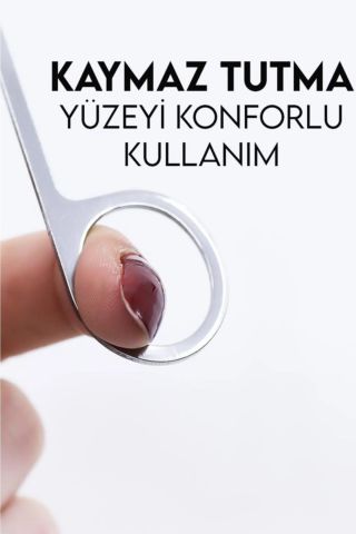 MUJGAN Burun Makası Gümüş Paslanmaz Çelik MJGN-A1