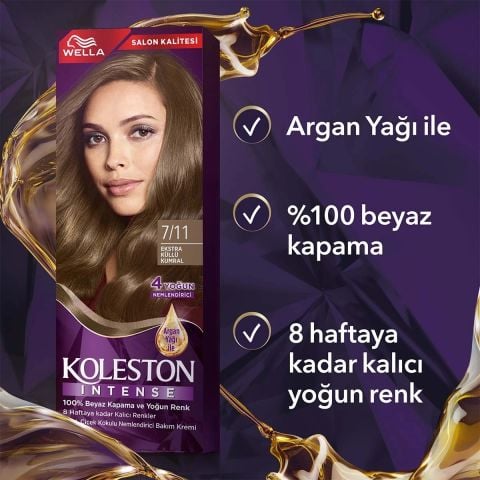 Wella Koleston Intense Saç Boyası Ekstra Küllü Kumral 7/11