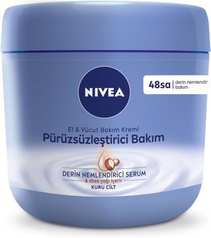 Nivea Pürüzsüzleştirici El & Vücut Bakım Kremi Shea Yağı 400ml