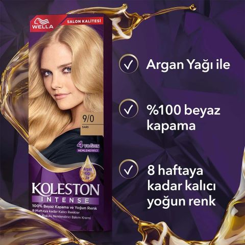 Wella Koleston Intense Saç Boyası Sarı 9/0