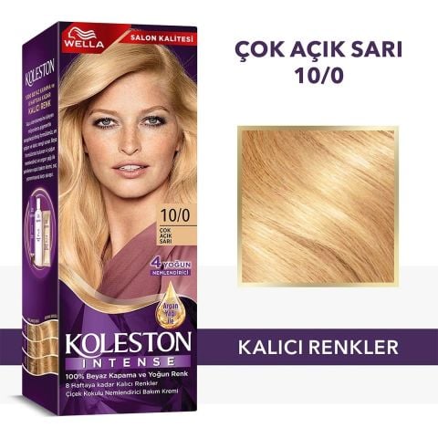 Wella Koleston Intense Saç Bayası 10.0 Çok Açık Sarı