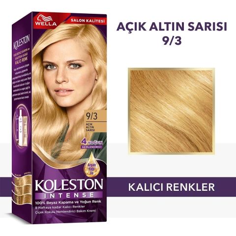 Wella Koleston Intense Saç Boyası Açık Altın Sarısı 9/3