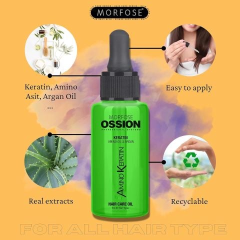 Morfose Ossion Amino Keratin Saç Bakım Yağı 100ml