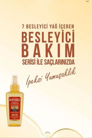 Restorex Besleyici Saç Bakım Yağı 80 ml