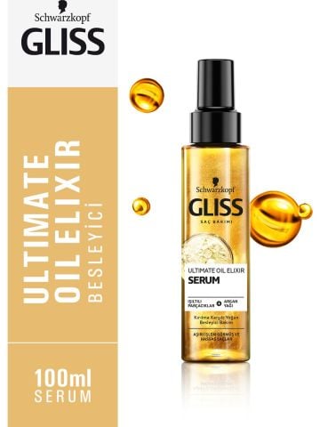 Gliss Schwarzkopf Gliss Ultimate Oil Elixir Bakim Serumu 100 ml