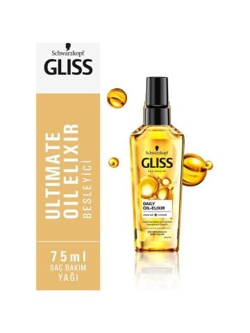 Gliss Schwarzkopf Oil Elixir Günlük Bakım Yağ İksiri 75 ml