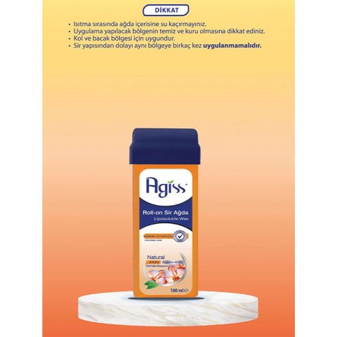 Agiss Roll-On Sir Ağda Naturel