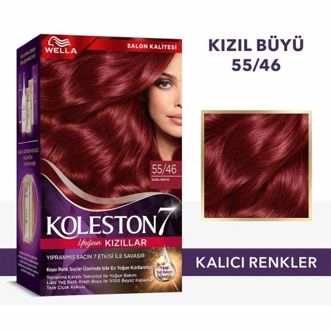 Wella Koleston Supreme Saç Boyası 55/46 Kızıl Büyü