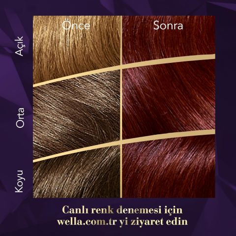 Wella Koleston Supreme Saç Boyası 44/46 Koyu Ateşli Kızıl