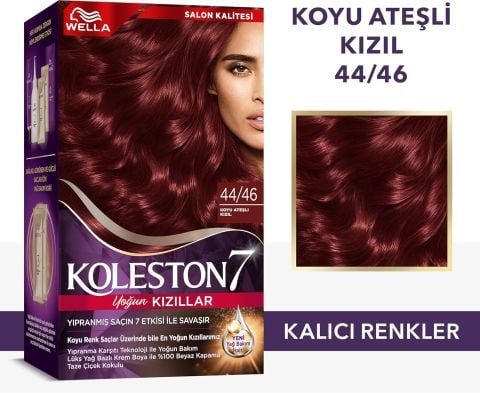 Wella Koleston Supreme Saç Boyası 44/46 Koyu Ateşli Kızıl