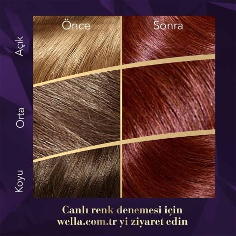Wella Koleston Supreme Kit 5/66 Şarap Kızılı