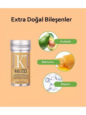 Ikt Hair Wax Stick Saç Sabitleyici 75 gr