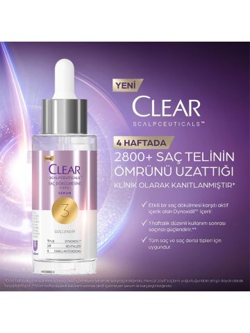 Clear Scalpceuticals Saç Dökülme Karşıtı Bakım Serumu 45 Ml