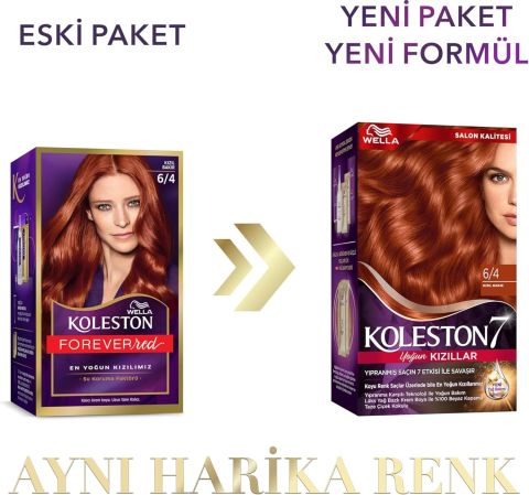 Wella Koleston Supreme Kit 6/4 Kızıl Bakır