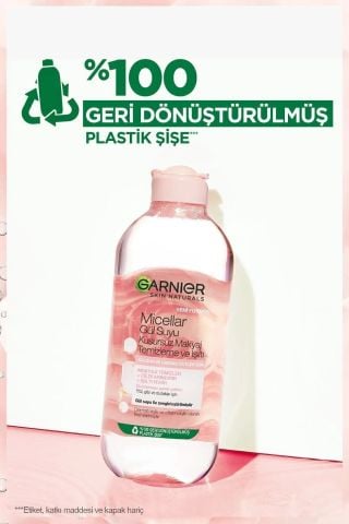 Garnier Micellar Gül Suyu Kusursuz Makyaj Temizleme & Işıltı 400 Ml