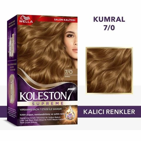 Wella Koleston Supreme 7/0 Kumral Kit Saç Boyası