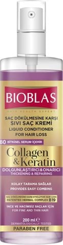 Bioblas Sıvı Saç Kremi Kolajen + keratin 200 ml