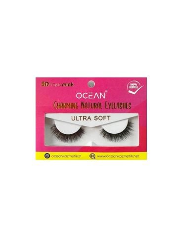 Ocean Solingen Doğal Takma Kirpik Doğal Kıl Yapısı Tekrar Uygulanabilir Kirpik ASU-692